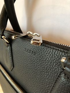 Bally деловая сумка портфель для ноутбука черн кож
