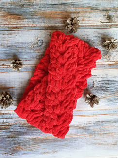 Митенки, повязка-чалма