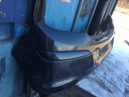 Бампер задний серый цвет L163 Opel Corsa D 5d