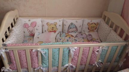 Бортики в детскую кроватку