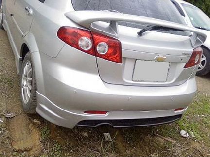 Задняя накладка GM Chevrolet Lacetti hatchback