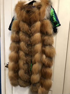 Жилет из лисы огневки Furs 48/50