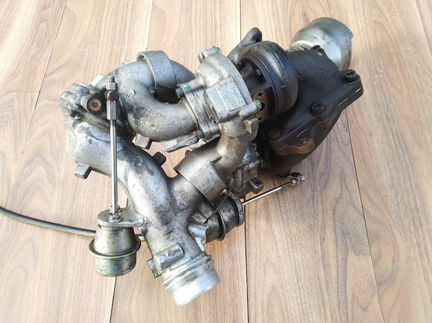 Турбина дизельного двигателя 651 Mercedes разбор