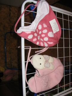 Шапки новые 50-52см. на 4-5 лет девочке рейма разн