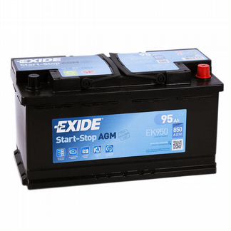 Аккумулятор Exide AGM Start-Stop EK950 95Ач