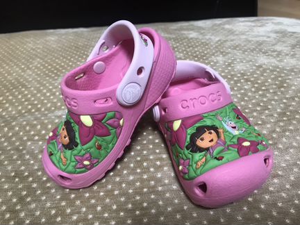 Босоножки crocs Dora explorer c 4-5