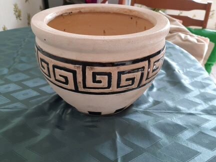 Кашпо керамическое