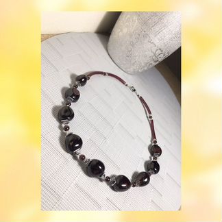 Гранатовое колье