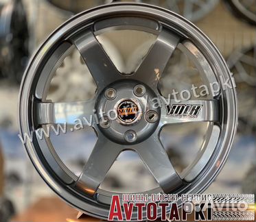 Диски R18 5x108 Work TE37 графит