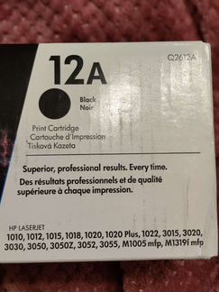 Картридж hp 12a