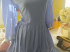 Платье с кружевным воротничклом винтаж р. 46-48