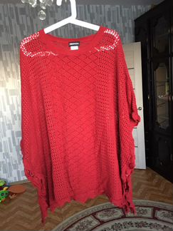 Пончо женское большого размера