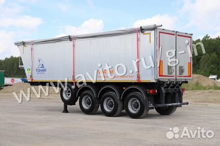 Полуприцеп зерновоз с задней и боковой разгрузками