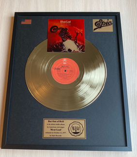 Meat Loaf Bat out of hell пластинка в раме