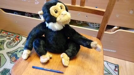 Обезьяна wiki zoo мягкая игрушка со звуковым чипом