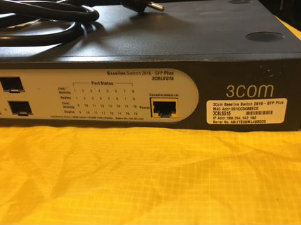 Коммутатор(switch) 3com baseline Switch 2916-SFP