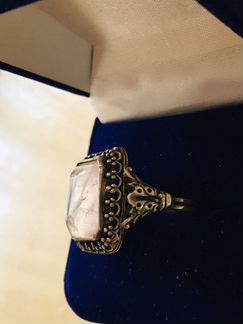 Серебряное кольцо 875 пробы
