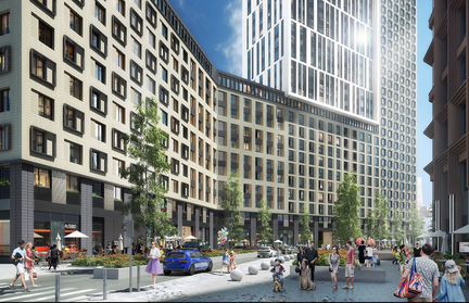 2-к квартира, 64.4 м², 25/37 эт.