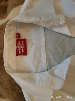 Рубашка белая школьная р.134