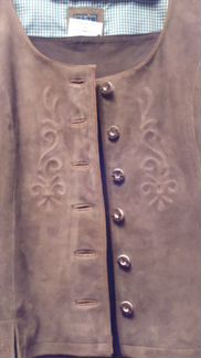 Жилет Франкония из замши и юбка