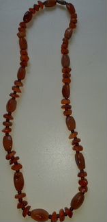 Бусы из сердолика