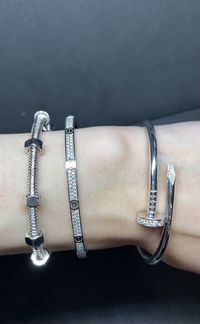 Браслеты Cartier Love гвоздь гайки с бриллиантами