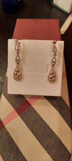 Золотые серьги 583 пробы