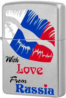Зажигалка Zippo From Russia with Love, новая