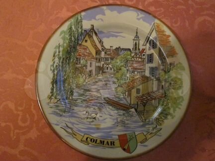 Блюдо фарфоровое Франция дэкор