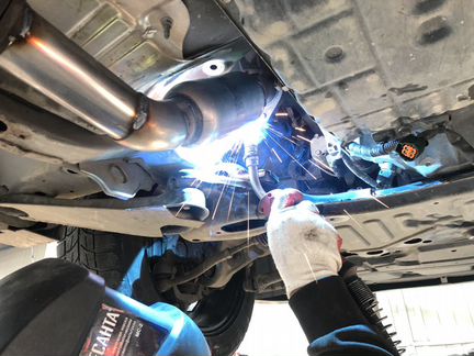 Пламегаситель вместо катализатора Peugeot