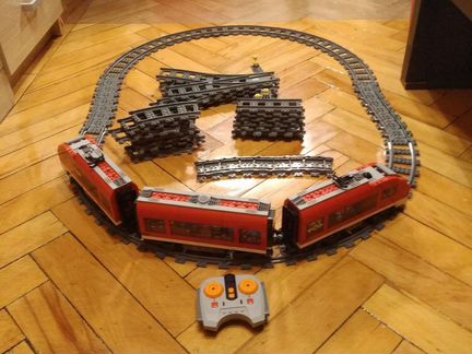 Lego City поезд, модель 7938, оригинальный