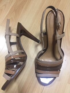 Босоножки туфли летние кожа лак 38