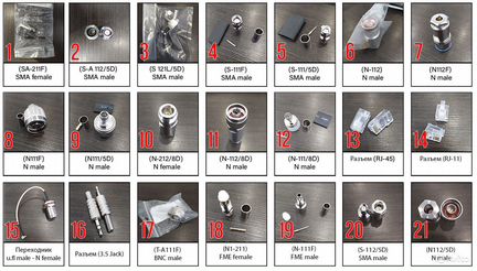 Разъемы SMA, N, FME, BNC в наличии, Торг