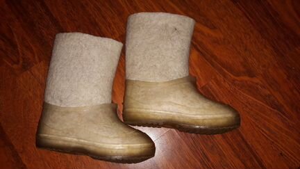 Валенки ручной валки 18 см