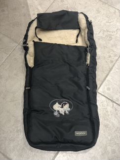 Меховой конверт в коляску