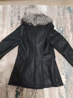 Дублёнка с чернобуркой