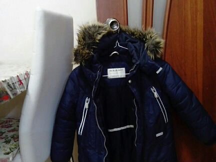 Куртка зимняя керри на мальчика рост 110-116