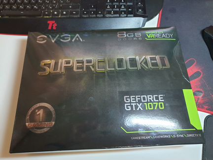 Видеокарта evga GeForce GTX 1070 SC Gaming ACX 3.0