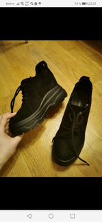 Ботинки на танкетке