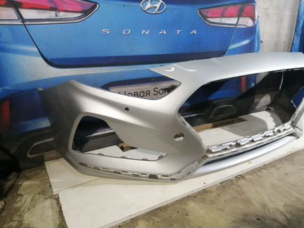 Hyundai Sonata 7 2017-2019 бампер передний