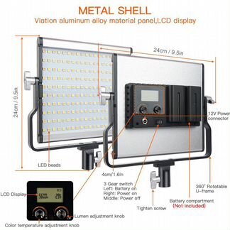 LED панели для видеосъёмки. Видео освещение