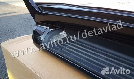 Подножки с подсветкой Lexus LX570 черные 202