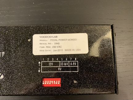 Voodoo Lab Pedal Power Mondo блок питания