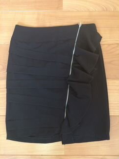 Юбка чёрная, прямая