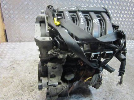 Двигатель 1.6 16v К4М760 для Рено Меган 2 II