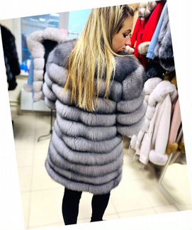 Жилет мех песца
