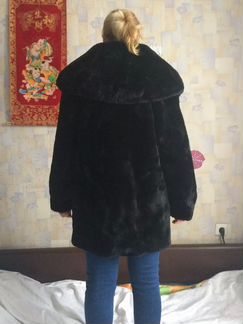 Полушубок женский из мутона