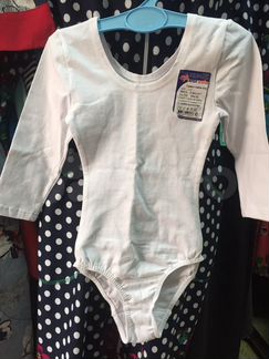 Купальник гимнастический новый белый