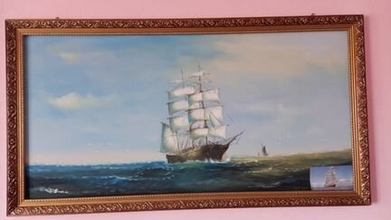 Картина парусник