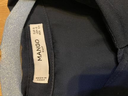 Блузка mango с жабо новая